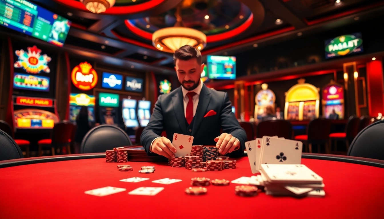 Place bets and enjoy thrilling moments at meilleurs sites de paris sportifs 2026 in a luxurious casino setting.