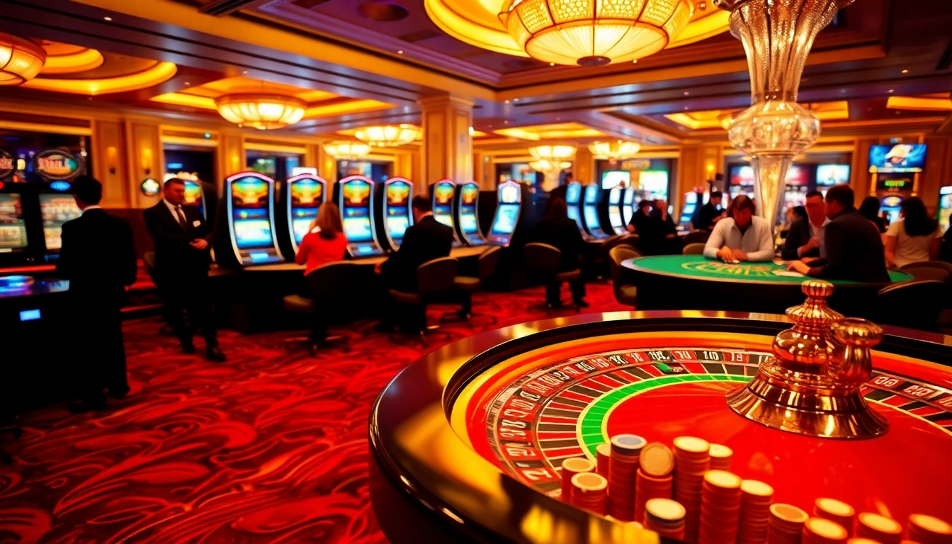 Experience the excitement at the meilleur casino en ligne with vibrant games and elegant players.