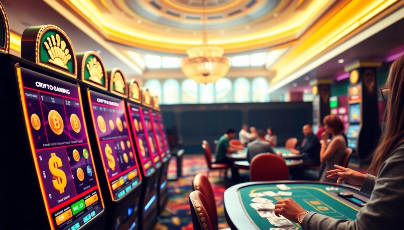 Jouer dans les meilleurs casino crypto avec des machines à sous colorées et une ambiance dynamique.