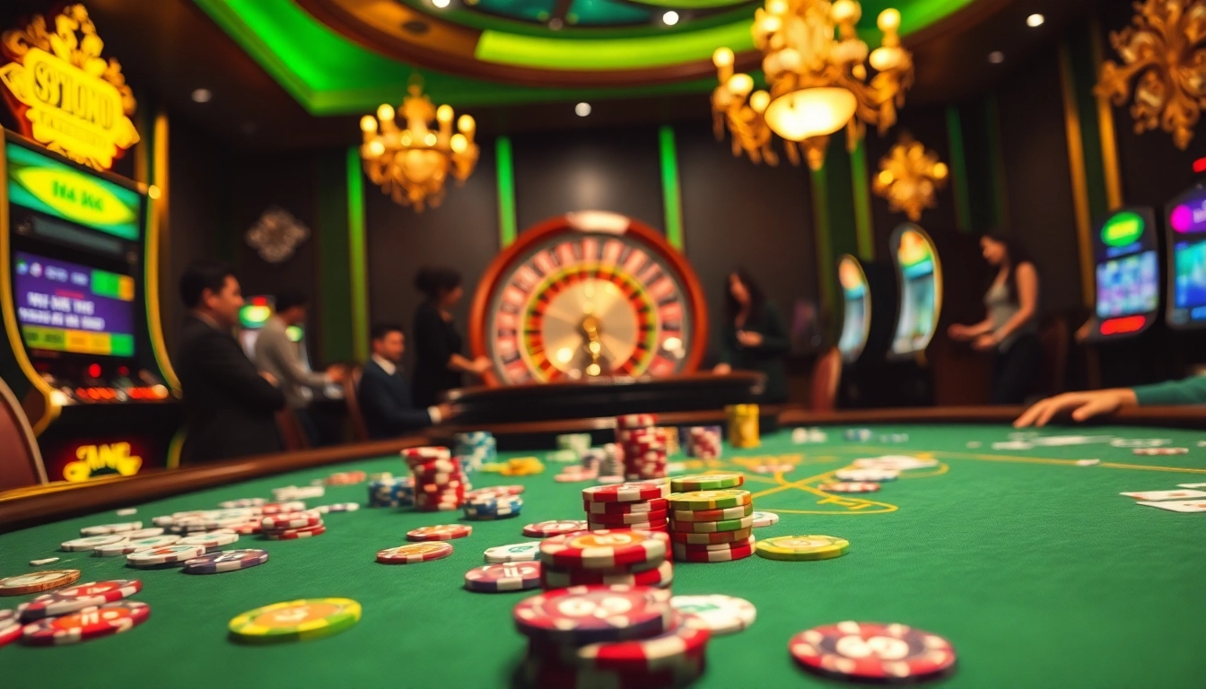 Engage in thrilling action at u 888's vibrant poker table with colorful chips and cards.