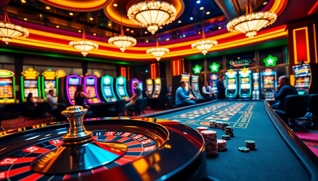 Vivez l'excitation du casino en ligne français avec des tables de jeu vibrantes et une atmosphère luxueuse.