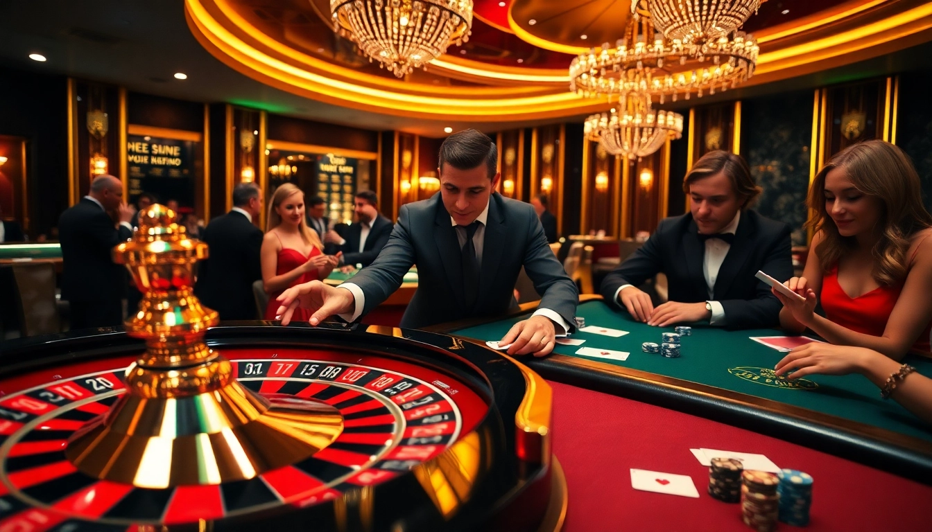 Vivez le frisson du meilleur casino en ligne avec un gameplay dynamique à la table de poker et à la roulette.
