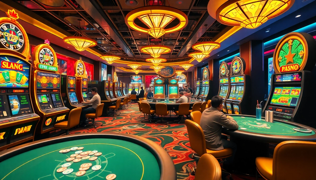 Profitez de l'expérience immersive d'un crypto casino avec des jeux et des machines à sous vibrantes.