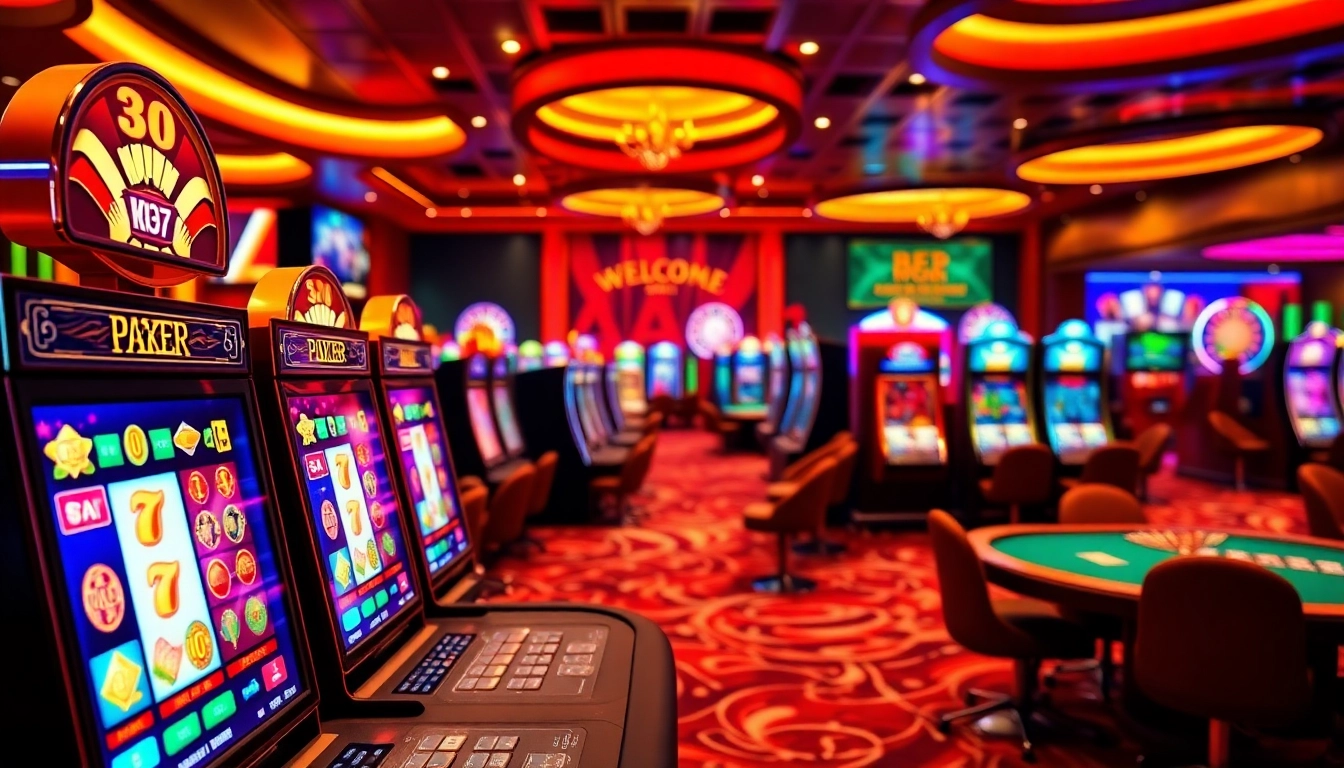 Jouer à des jeux captivants de casino en ligne avec une interface dynamique et accueillante. related image