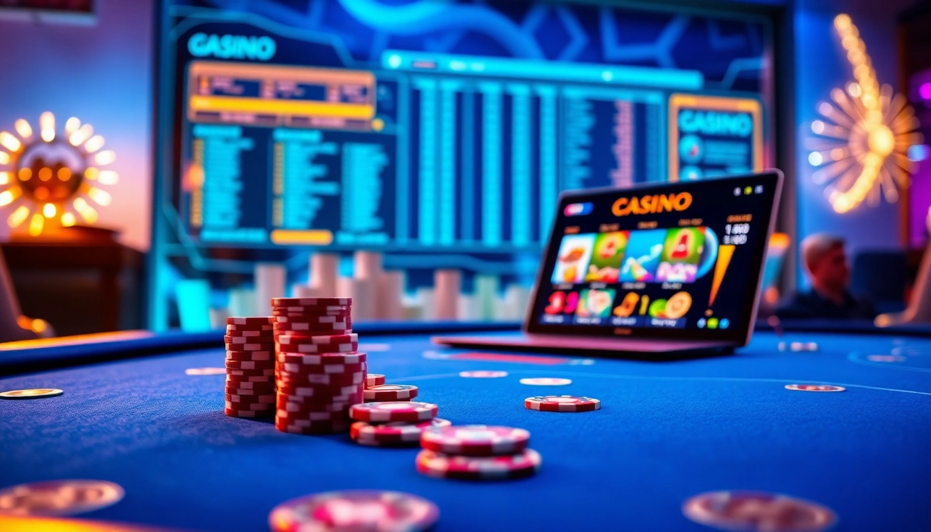 Jouer à des jeux de casino en ligne avec une ambiance élégante et moderne. related image