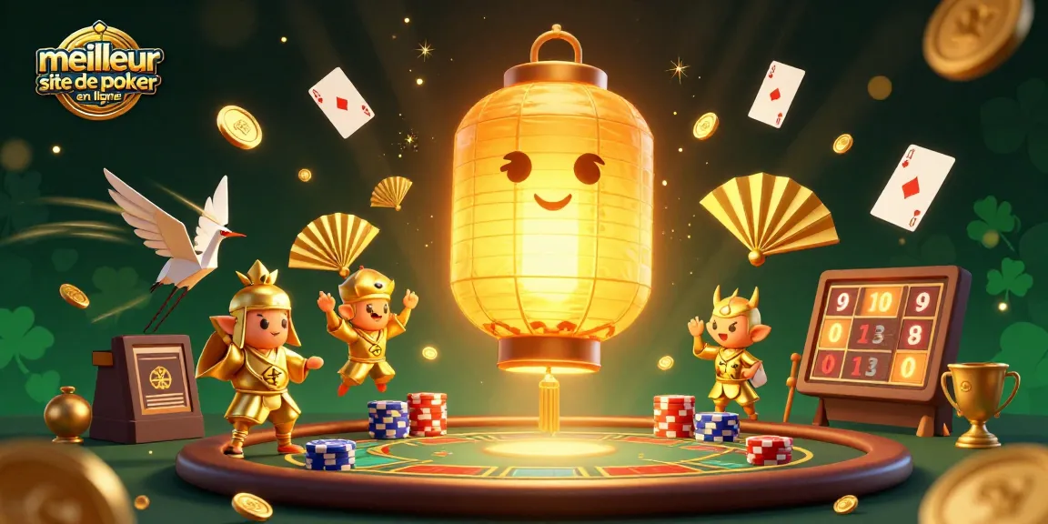 Jouez sur le meilleur site de poker en ligne avec cette illustration dynamique mettant en scène le poker.