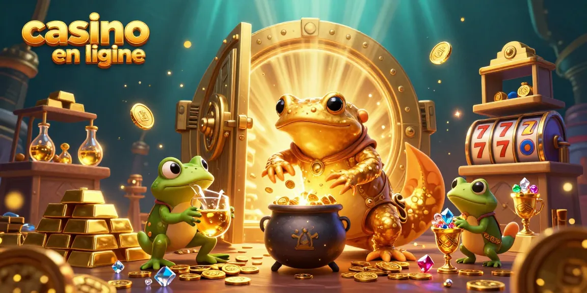 Célébrez vos gains au casino en ligne avec un alchimiste et ses précieux trésors d'or.
