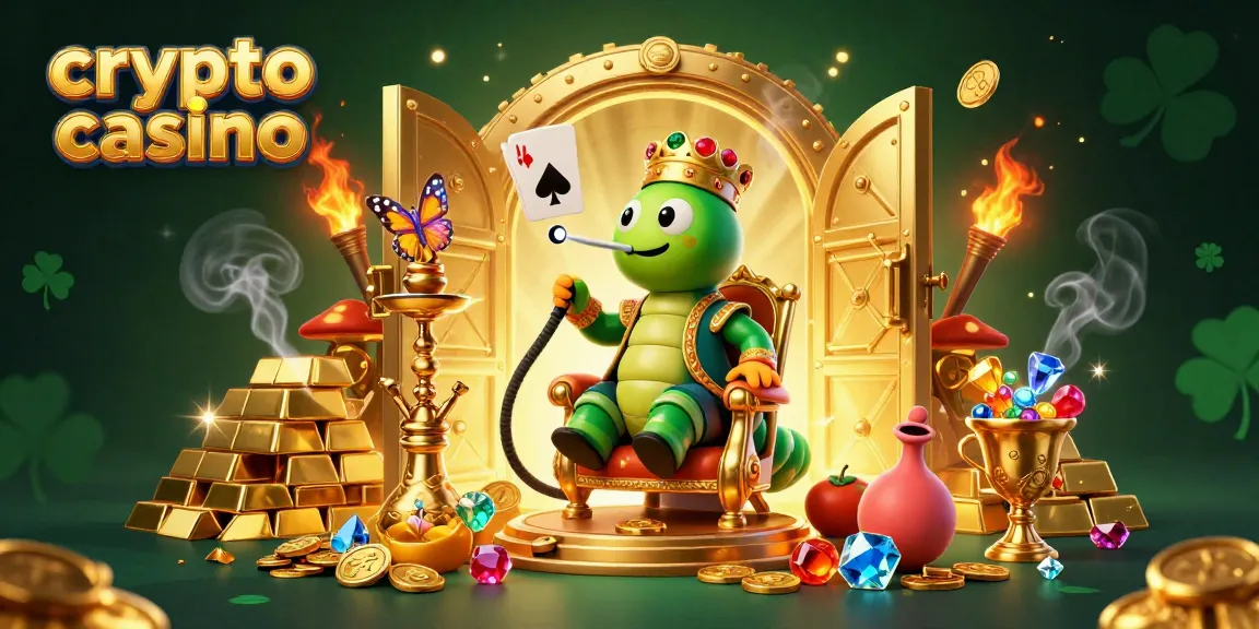 Profitez d'un poker captivant au crypto casino avec des trésors scintillants et un maître de la chicha.