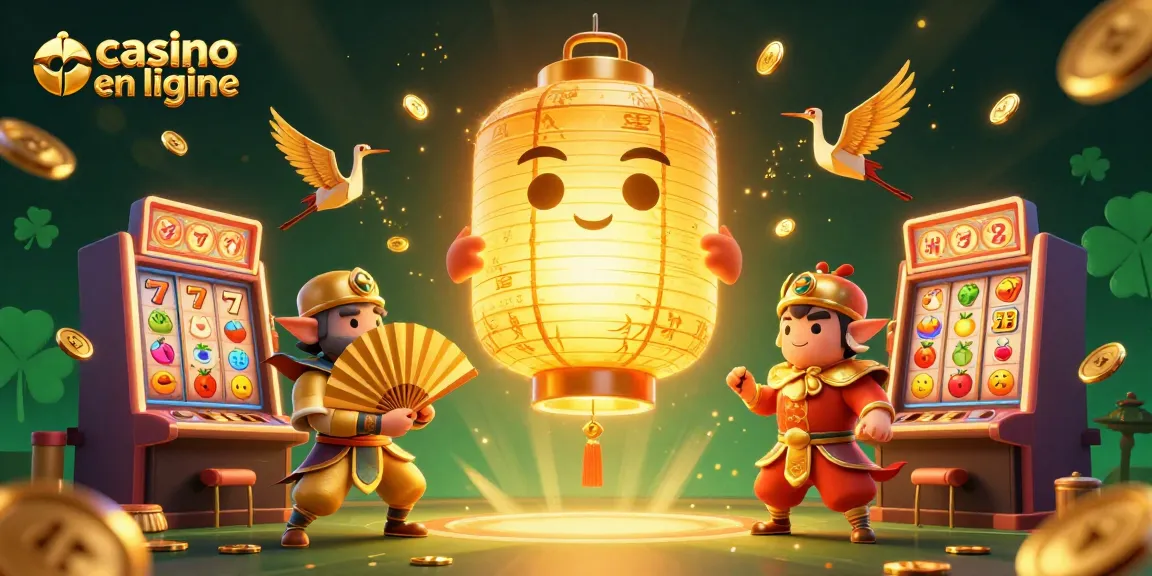 Profitez d'une expérience immersive sur un casino en ligne avec des personnages charmants et des symboles de chance.